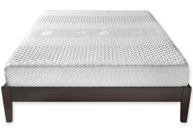 The BioPosture Mattress on a beautiful wood platform